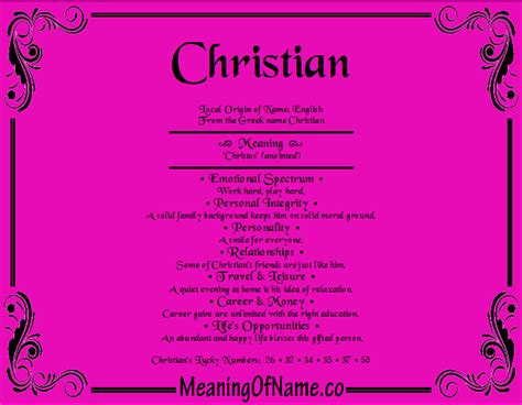 christian meaning