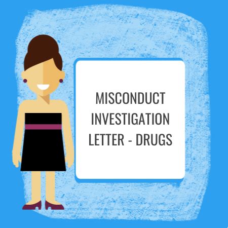 misconduct investigation letter drugs hr docs