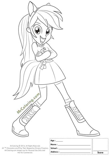 rarity coloring pages color info