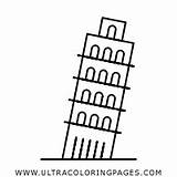 Pisa Torre Turm Colorare Ausmalbilder Ultracoloringpages sketch template