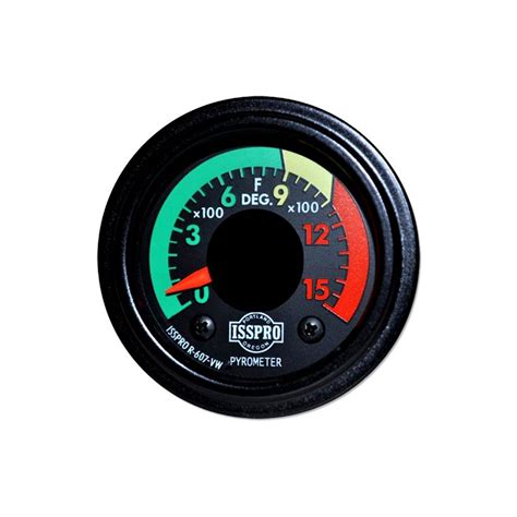 isspro rvw classic series   pyrometer gauge black