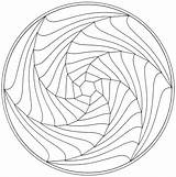 Mandalas Ausmalen Illusions Malvorlagen Sketchite Spirals Coloriages Géométrique sketch template