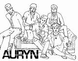 Auryn Coloring Boyband Coloringcrew Pages sketch template