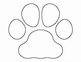 Paw Print Bulldog Pattern Printable Template Outline Pdf Dog Use Paws String Patterns Patternuniverse Templates Crafts Football Terms Scrapbooking Stencils sketch template