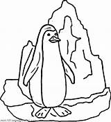 Iceberg Penguins Bulk sketch template