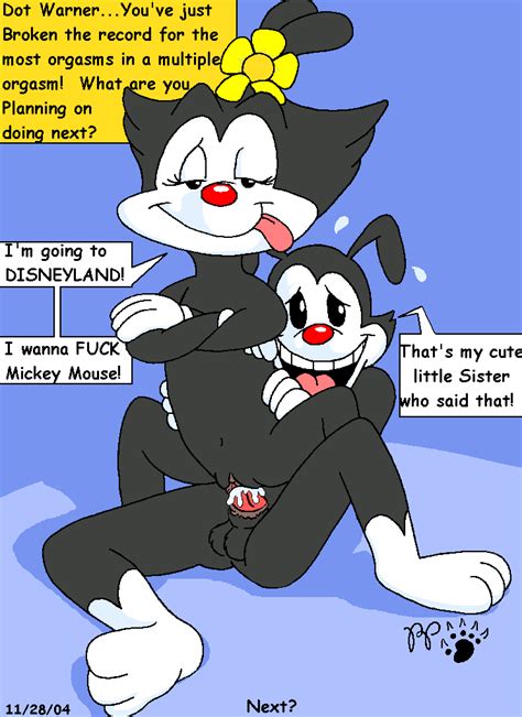 rule 34 animaniacs black fur brother and sister color cum dot warner