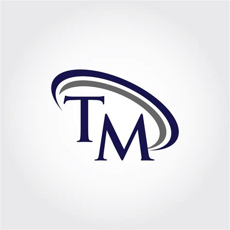 monogram tm logo design  vectorseller thehungryjpeg