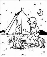 Camping Coloring Pages Printable Bbq Sheets Night Kids Template Worksheets People Print Papa Getdrawings Fun Jobs sketch template