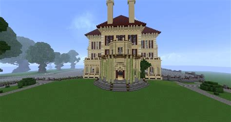 minecraft mansion schematic