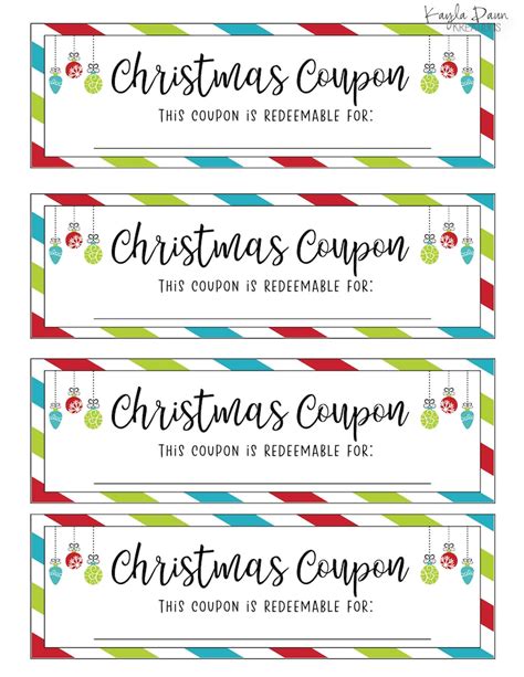 joyful savings printable christmas coupons