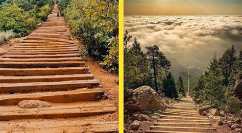 stair hiking trail  colorado climbs higher   feet