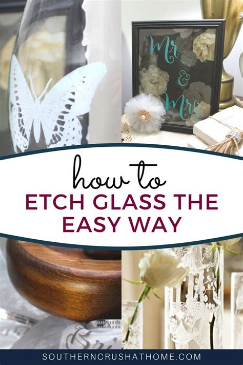 How To Etch Glass The Easy Way Glass Etching Diy Glass Etching