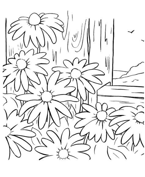 spring scene coloring page spring coloring sheets coloring pages