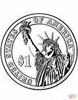Coins Moneda Monedas Kolorowanka Stany Zjednoczone sketch template