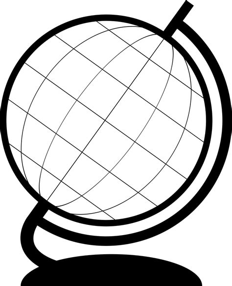 onlinelabels clip art globe outline