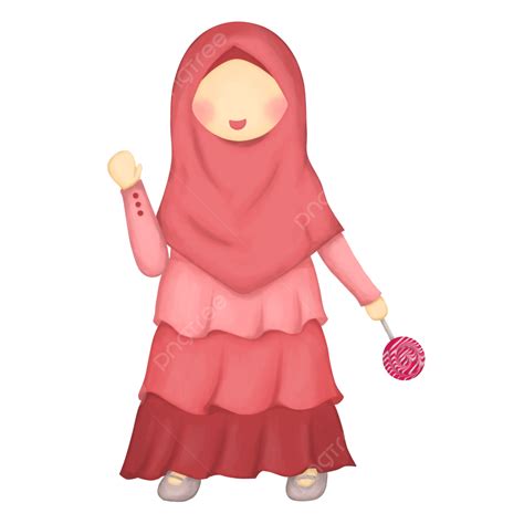 gambar ilustrasi anak anak anak anak gadis jilbab png transparan