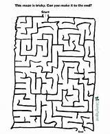Maze Mazes Coloring Printable Kids Pages Print Games Activity Worksheets Kid Pdf Worksheet Channel Library Clipart sketch template