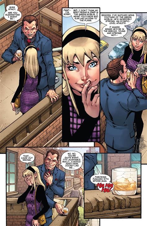 marvel reminding us gwen stacy was all up the green goblin s glider