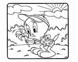 Titi Coloriage Gros Sylvester Tweety Minet Coloriages Imprimer Colorier Danieguto sketch template