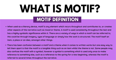 motif definition  examples  motif  speech literature esl