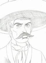 Zapata Emiliano Gral sketch template