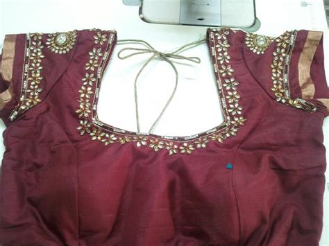 sparkling fashion new maggam work blouses