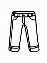 Jeans Coloring Pages Printable Kids sketch template