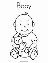 Baby Coloring Pages Shower Kids Getcolorings Printable sketch template