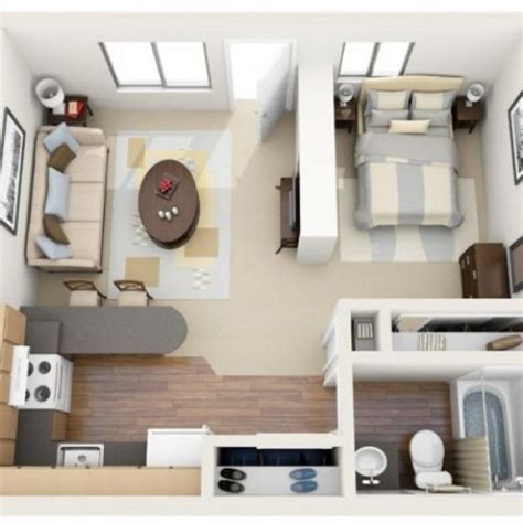 studio apartment floor plans  sq ft aflooringe