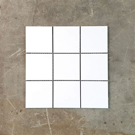 square white satin matt tile mm  mm tile warehouse