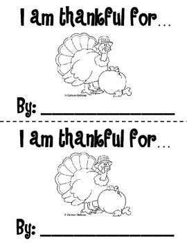 thanksgiving booklet  charlotte tpt