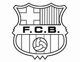 Barcelona Coloring Pages Colorear Escudo Barca Fc Para Del Logo Dibujos Crest Pintar Dibujo Soccer Imprimir Sports Madrid Real Fcb sketch template
