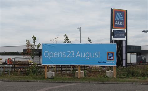 highbridges  aldi supermarket reveals   open  week