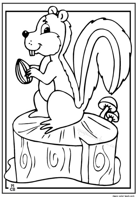 autumn fall coloring pages   fall coloring pages squirrel