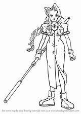 Aerith Fantasy Final Gainsborough Vii Draw Drawing Step Tutorials Choose Board Drawingtutorials101 sketch template
