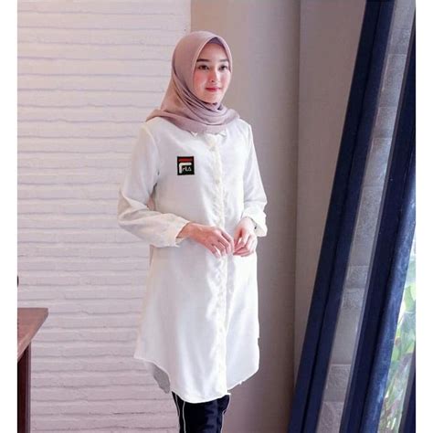 hijab  cocok  baju warna putih pintar mencocokan