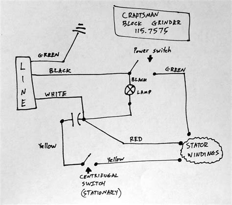 bg  bench grinder wiring diagram