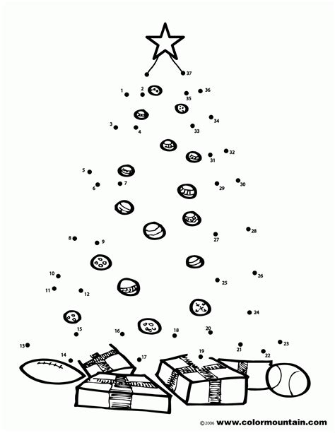 coloring pages christmas connect  dots coloring home