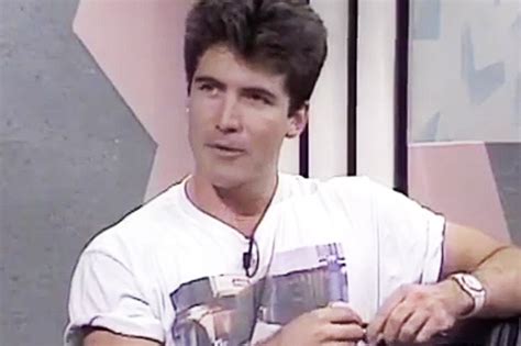 simon cowell unrecognisable in first ever tv appearance daily star