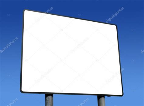 big blank white sign stock photo  csrphotos