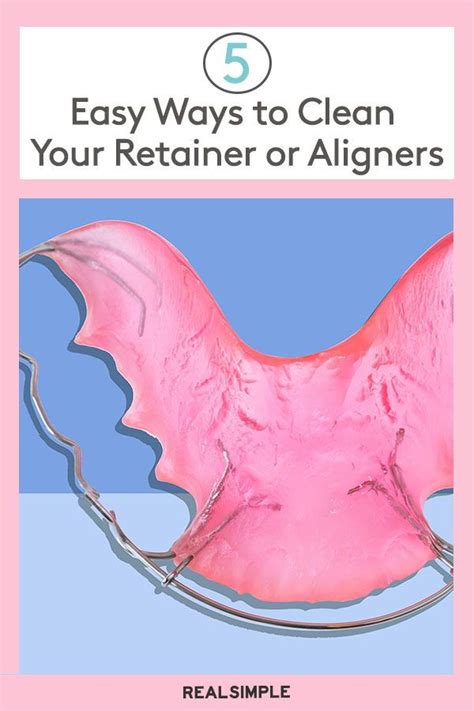 easy ways  clean  retainer  aligners   clean retainers