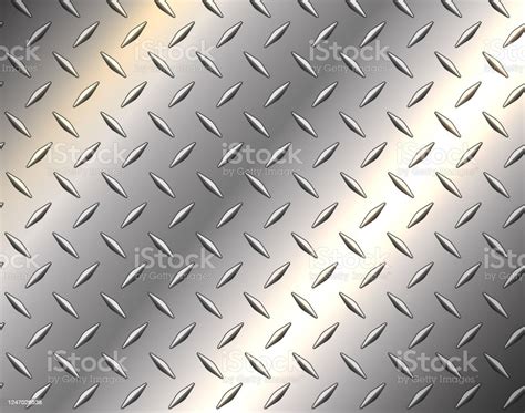 The Diamond Steel Metal Texture Background Stock Illustration