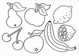 Frutas Verduras Borders sketch template