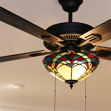 Stained Glass Light Kits For Ceiling Fans Amazon Com River Of Goods