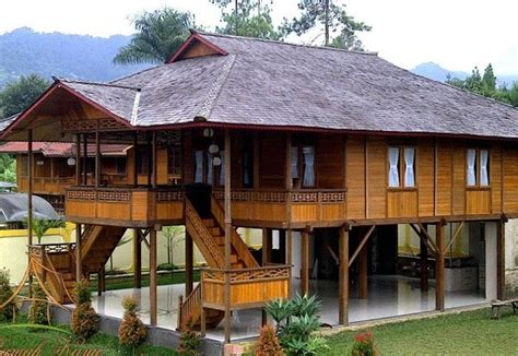 rumah adat minahasa sulawesi utara indonesia rumah kayu arsitektur rumah