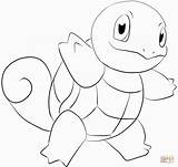 Squirtle Pikachu sketch template