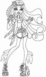 Monster High Coloring Pages Printable Madison Dolls Print Fear Color Sheets Doll Drawings Getcolorings Popular Getdrawings Choose Board sketch template