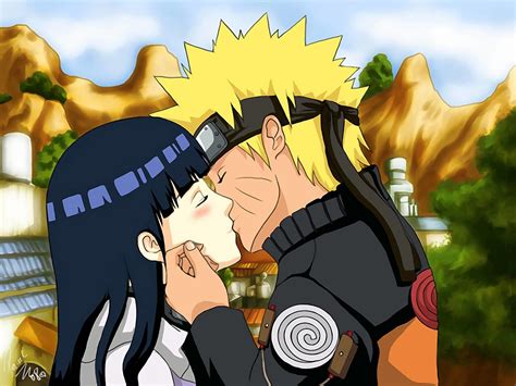 naruto and hinata kiss wallpapers wallpaper cave