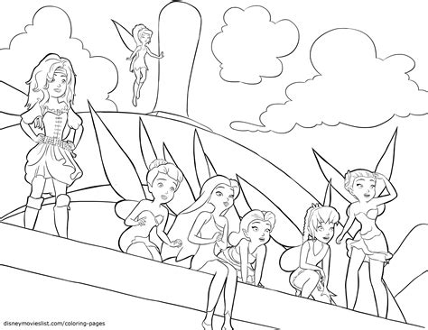 fantasy world  disney fairies  disney fairies coloring page