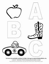 Coloring Abc Pages Alphabet Kids Letters Printables Printables4kids Puzzles Only sketch template